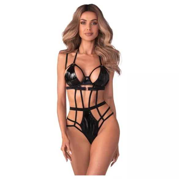 Obsessive - body con spalline - nero - L/XL