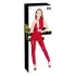 Black Level - tuta erotica senza maniche con zip - rosso - S