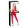 Black Level - Tuta senza maniche con zip (rosso) - L