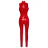 Black Level - tuta erotica senza maniche con zip - rosso - M