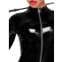 Noir - tuta nera con zip a maniche lunghe - XL