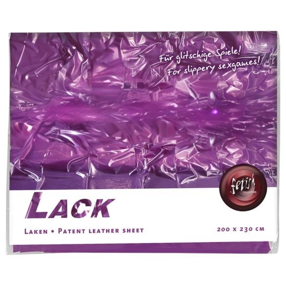 Laccato - lenzuolo impermeabile - 200x220 cm - viola