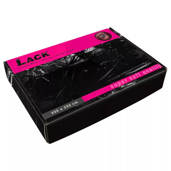 Laccato - lenzuolo impermeabile - super morbido - 200x230 cm - nero