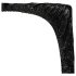 Lenzuolo laccato con angoli - 160x200 cm (nero)
