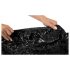 Lenzuolo laccato con angoli - 160x200 cm (nero)