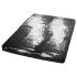 Lenzuolo laccato con angoli - 160x200 cm (nero)