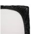 Lenzuolo laccato con angoli - 160x200 cm (nero)