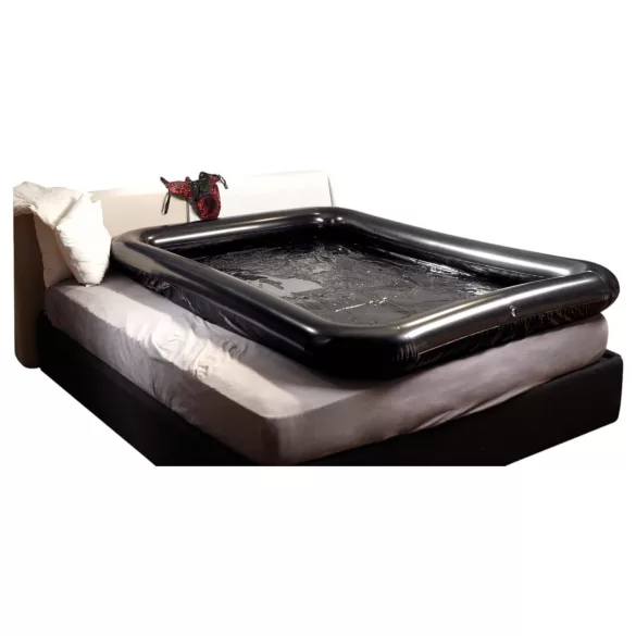 Piscina gonfiabile per orge - nera (140x200 cm)