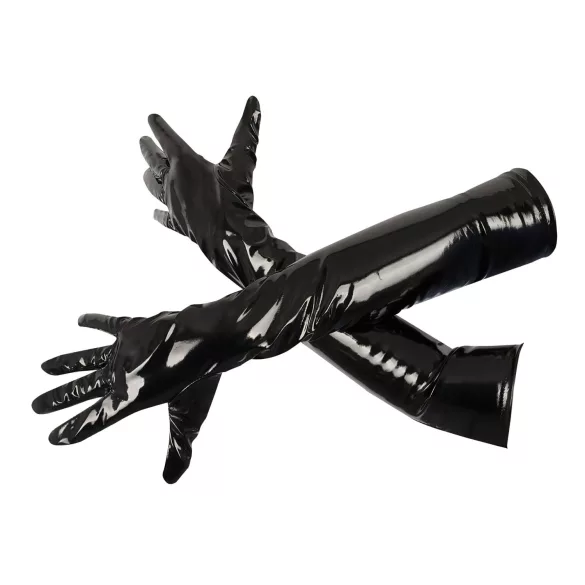 Black Level - guanti laccati lucidi - nero