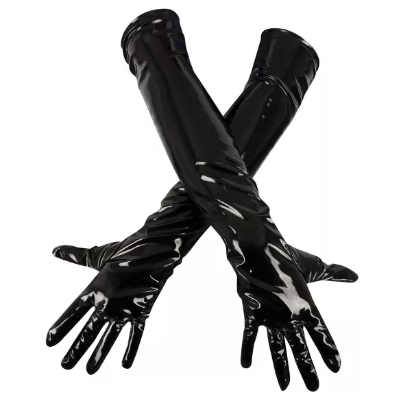 Black Level - guanti laccati lucidi - nero - L