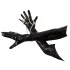 Black Level - guanti lunghi in vinile - nero