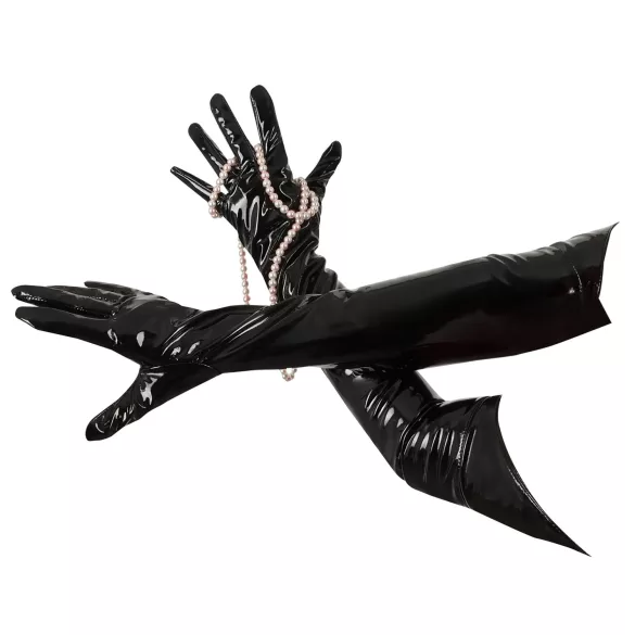 Black Level - guanti lunghi in vinile - nero - L