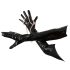 Black Level - guanti extra lunghi in vinile (neri) - L