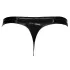 Black Level - tanga uomo classico in vinile nero