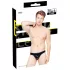 Black Level - tanga uomo classico in vinile nero - L