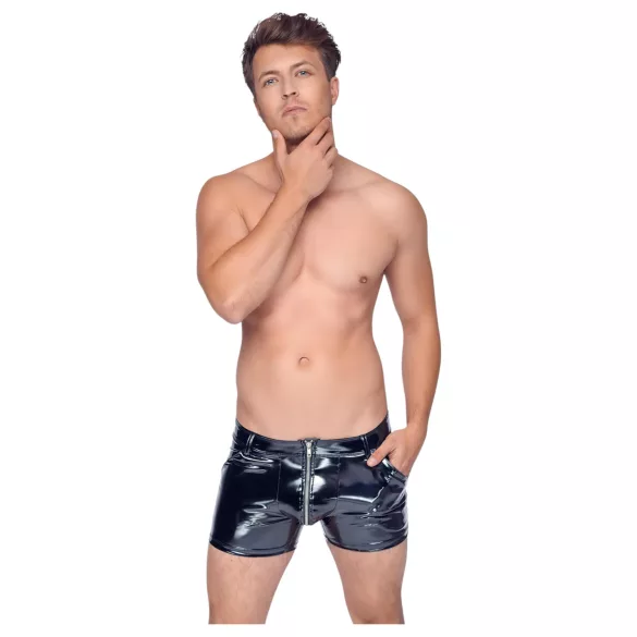 Black Level - boxer uomo vinile tasca laterale nero