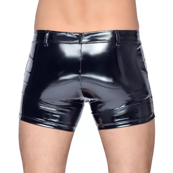 Black Level - boxer uomo vinile tasca laterale nero