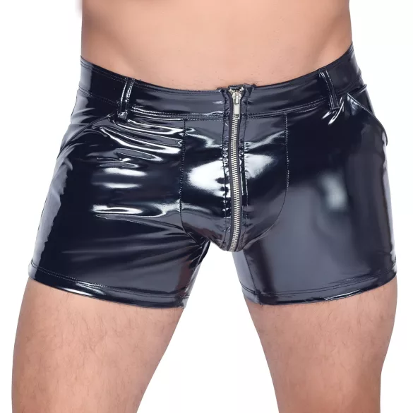 Black Level - boxer uomo vinile tasca laterale nero - M
