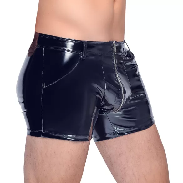 Black Level - boxer uomo vinile tasca laterale nero - M