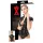 LATEX - maglietta donna manica corta con zip - nero