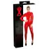 LATEX - tuta donna manica lunga - latex rosso - L