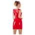 LATEX - minigonna senza maniche - latex - rosso - 2XL
