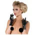 LATEX - guanti corti unisex - nero - M