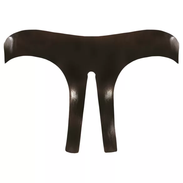 Slip da donna Late X completamente aperto (nero, taglia S-L)