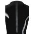 Body in latex a maniche lunghe da donna (nero) - L