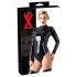 Body in latex a maniche lunghe da donna (nero) - 2XL