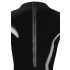 Body in latex a maniche lunghe da donna (nero) - 2XL