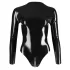 LATEX - body donna maniche lunghe - nero - 2XL