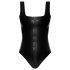 LATEX - body in lattice con cerniera integrale (nero)