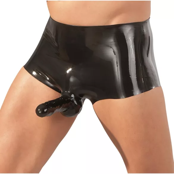 LATEX - boxer con guaina fallica - nero