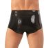 Latex - boxer con guaina fallica (nero)