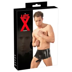 Boxer X in lattice + guaina per pene (nera) - L/XL