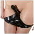 Mutandine femminili Late X con dildo interno (nero)