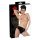 LATEX - Mutandine Donna con Dildo Interno (Nero) - M