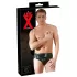 LATEX - slip uomo con dildo anale interno per pene - nero - M