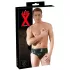 Mutandine maschili Late X con dildo anale interno a forma di pene (nero) - M
