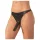 LATEX - slip con dildo esterno - nero - taglia S-L