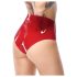 LATEX - base con dildo realistico (rosso)