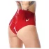 LATEX - slip con dildo realistico (rosso)