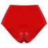 LATEX - base con dildo realistico (rosso)