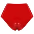 LATEX - slip con dildo realistico (rosso)