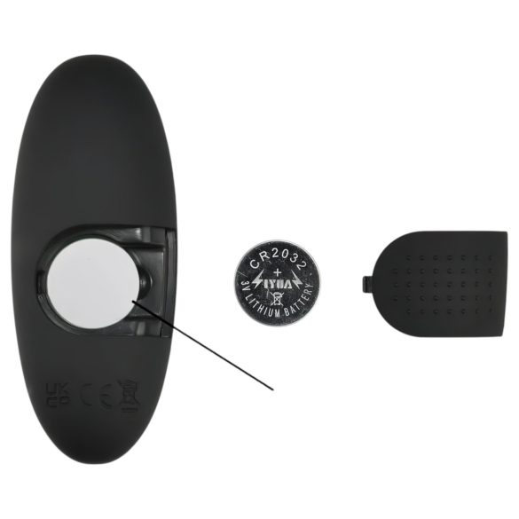 Mrow - vibratore anale luminoso con telecomando - nero