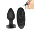 Mrow - vibratore anale nero con luci e radio