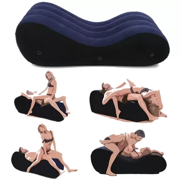 Desirel Magic Pillow - Divano sessuale gonfiabile - grande (blu)