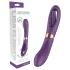 Funny Me Dual - vibratore 2in1 con lingua ricaricabile - silicone viola