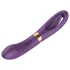 Funny Me Dual - vibratore 2in1 con lingua ricaricabile - silicone viola